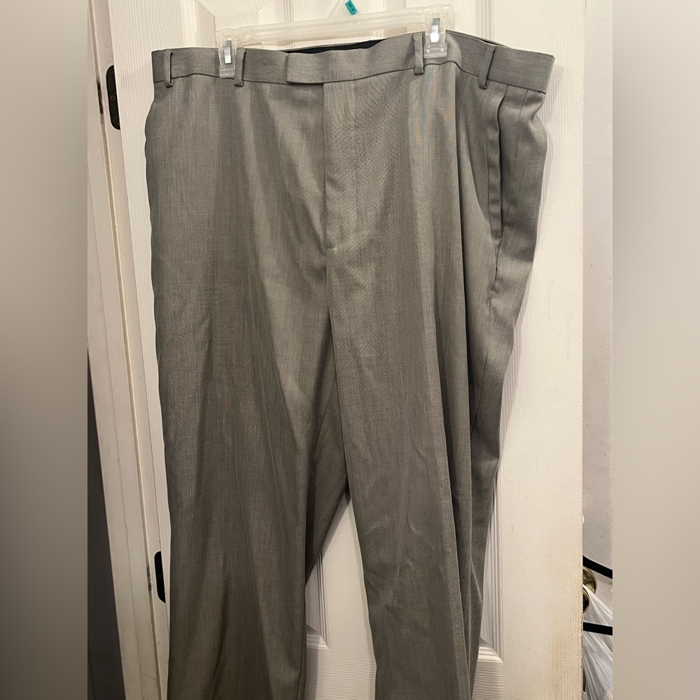 Size 42/30 Perry Ellis Men's Gray Dress Pants